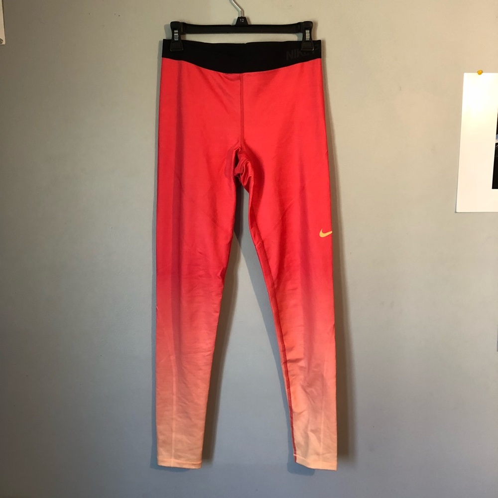 ombre nike pro leggings